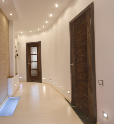 Internal Walnut SS Iseo Fire Door