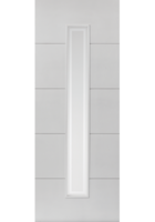 White Primed Dominion FD30 Fire Door