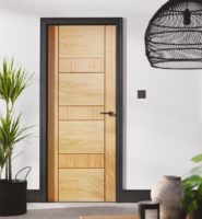 Internal Oak Pre-Finished Edmonton Fire Door