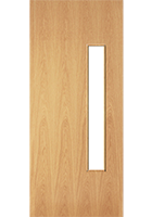 18G Oak Flush FD30 Fire Door