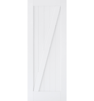 White Primed Barn