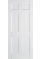 White Primed Regency 6 Panel