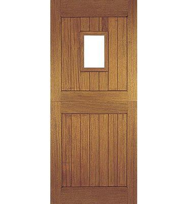 Hardwood 1 light stable door