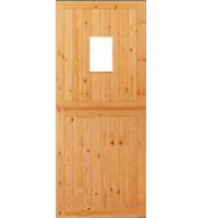 1 Light Redwood Stable Door