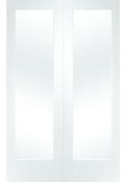 White Primed Pattern 10 Clear Glazed Pair