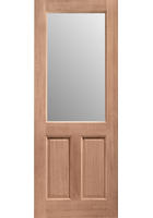 2XG Clear Glazed Hardwood Pre-Hung Doorset
