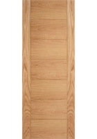 Pre-Finished Oak Carini 7P FD30 Fire Door