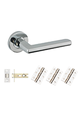 Venice Rose Internal Fire Rated Door Pack Polished Chrome
