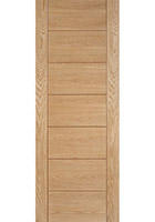 Pre-Finished Oak Hampshire FD30 Fire Door