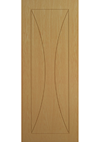 Pre-Finished Oak Sorrento FD30 Fire Door