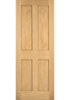 Pre-Finished Oak London FD30 Fire Door