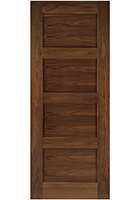 Pre-Finished Walnut Shaker Coventry FD30 Fire Door