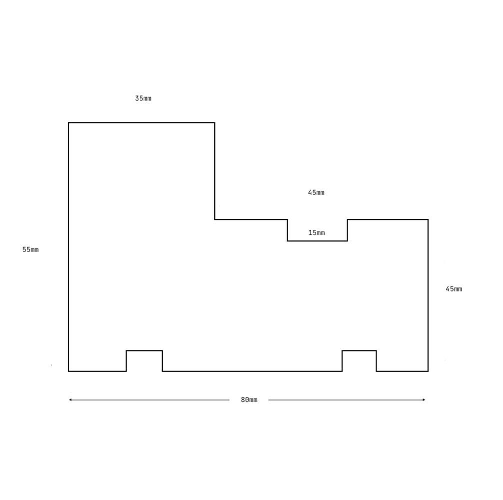External Softwood 30 Minute Fire Door Casing with Cill Doordeals
