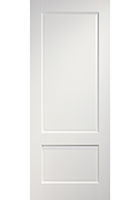 White Primed Madison FD30 Fire Door