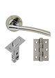 Mercury Internal Door Pack Dual Finish - Polished Chrome & Satin Nickel