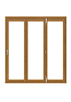 Pre-Finished Oak TF Folding Bi-Fold Door Set