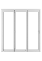 Pre-Finished White TF Folding Bi-Fold Door Set