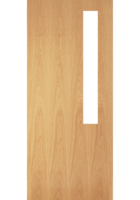 Glazed GO4 RW Oak FD30 Fire Door