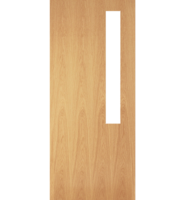 GO4 Oak Flush FD30 Fire Door