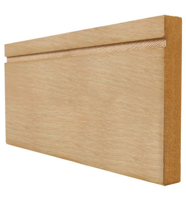 OAK SKIRTING SINGLE GROOVE