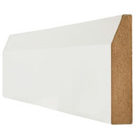 WHITE PRIMED SKIRTING CHAMFERED