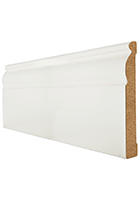 Ogee White Primed Skirting Board Pack