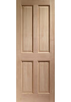 Pre-Hung Hardwood Colonial 4 Panel Doorset