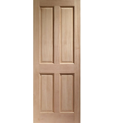 Hardwood Colonial 4 Panel Pre-Hung Doorset