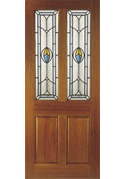 Pre-Hung Hardwood Edwardian Blue Doorset