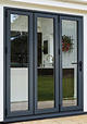 AluVu Grey Folding/Sliding Patio Door (2.4m)