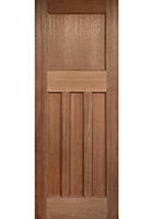 Pre-Hung Hardwood 1930s 4 Panel Doorset