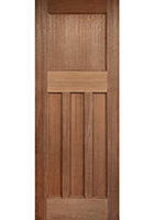 Pre-Hung Hardwood 1930s 4 Panel Doorset