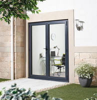ALUVU EXTERNAL FRENCH DOOR PRE-FINISHED GREY