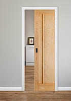 Oak Lincoln Pocket Door Kit