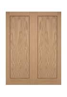 Pre-Finished Oak Inlay 1P Door Pair