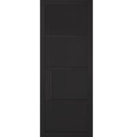 Black Chelsea 4 Panel Door