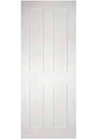 White Primed Eton FD30 Fire Door