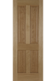 Oak 4 Panel FD30 Fire Door