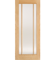 Oak Lincoln 3 Light Clear Glazed