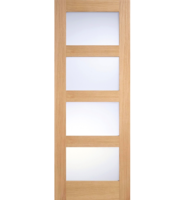 Contemporary Oak Obscure Glazed