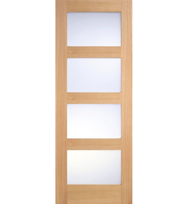 Contemporary Oak Obscure Glazed