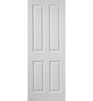 Canterbury 4 Panel Smooth FD60 Fire Door